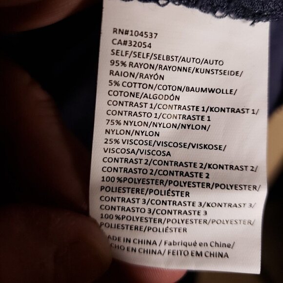 Anthropologie Tiny Blue Velvet Mixed Material Sleeveless Sequin Top Small - Picture 9 of 9